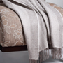Scarves - CLASSIC HERRINGBONE ALPACA THROW-BLANKET. Luxury and sustainable. Natural fibres - PUEBLO
