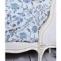 Design objects - Blue and white floral printed quilt/throw - POWELL CRAFT