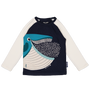 Prêt-à-porter - T Shirt ML Raglan Baleine - COQ EN PATE