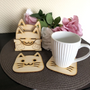 Cadeaux - Cadeau de pendaison de crémaillère en bois pour chat (ensemble de 6 pièces) - BHDECOR