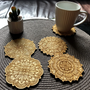 Gifts - Wooden Mandala Coasters Housewarming Gift (8pcs. set) - BHDECOR