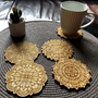 Cadeaux - Cadeau de pendaison de crémaillère en bois Mandala Coasters (8pcs. set) - BHDECOR