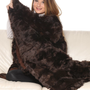 Scarves - Suri alpaca fur Throw. Luxury and sustainability. Natural certified fibers - PUEBLO