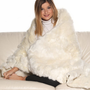 Scarves - Suri alpaca fur Throw. Luxury and sustainability. Natural fibres - PUEBLO