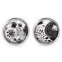 Jewelry - Ears studs Queen Size surgical stainless steel - Botanica - LES JOLIES D'EMILIE