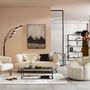 Lounge chairs - Swivel Armchair Peppo Lounge White - KARE DESIGN GMBH