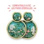 Jewelry - Nomade Billes gold Les Parisiennes Douanier Rousseau - LES JOLIES D'EMILIE