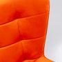 Chaises longues - Fauteuil pivotant Oscar velours orange - KARE DESIGN GMBH