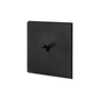 Design objects - Confidence Screwless Toggle in Matte Black On Single Brass Plate Matte Black Finish - MODELEC
