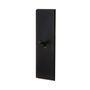 Decorative objects - Confidence Screwless Toggle in Matte Black On Narrow Long Brass Plate Matte Black Finish - MODELEC