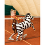 Cadeaux - Ballon en Mylar Zebra, 115x85cm, mélange - PARTYDECO