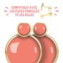 Jewelry - Nomade Puces gold Les Parisiennes Flash Pamplemousse - LES JOLIES D'EMILIE