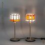 Table lamps - Lili E. Orange & White - L'ATELIER DES CREATEURS