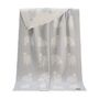 Plaids - Couvre-lit en pur coton Mima - Disponible en noir doux et gris clair - 130 x 190 cm - J.J. TEXTILE LTD