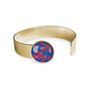 Jewelry - Medium bangle fully gilded with fine gold Les Parisiennes Floralies - LES JOLIES D'EMILIE