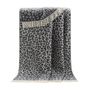 Throw blankets - Animal Print Pure Wool Throw - Available in Neutral Palettes - 130 x 190 cm - J.J. TEXTILE LTD