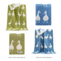 Throw blankets - Duck Wool Blanket - Available in Blue and Green - 130 x 180 cm - J.J. TEXTILE LTD
