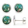 Jewelry - Silver Surgical Stainless Steel Studs - Douanier Rousseau (02170) - LES JOLIES D'EMILIE