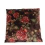 Cushions - Cushion 45x45 cm Red rose on black - DUTCH STYLE BY BAROQUE COLLECTION