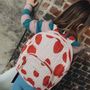 Sacs et cabas - Sac à dos kids en coton bio - Pink strawberry - HOLI AND LOVE