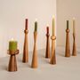 Candlesticks and candle holders - Kinta's natural wood candleholders - KINTA