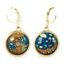 Jewelry - Sleepers earrings Klimt - Gold - LES JOLIES D'EMILIE