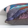 Homewear - Volcano pattern cushion cover in cotton and linen - contemporary design - CÉLINE DOMINIAK