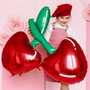 Decorative objects - Mon Cherry: Socks Cherries, Foil balloon Cherry, Napkins Cherries, Gift bags Cherries - PARTYDECO
