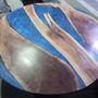Dining Tables - epoxy table - LA SEVE DES BOIS
