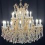 Office desks - GOLD CRYSTAL CHANDELIER - L'ARTIGIANO DEL LAMPADARIO