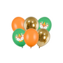 Objets de décoration - Ballons 30cm: Joyeux anniversaire, Avion, smiley, ferme, Cerf - PARTYDECO