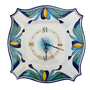 Horloges - Horloge en céramique peinte à la main - CERASELLA ITALIA