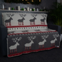 Throw blankets - Festive Deer Wool Blanket - 130 x 180 cm - J.J. TEXTILE LTD