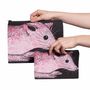 Pochettes - Pochette zippée imprimée recto-verso avec animaux à fourrure - deux tailles - CÉLINE DOMINIAK