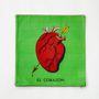 Coussins textile - Coussin Corazon Loteria - COOLKITSCH
