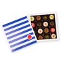 Chocolat - Marinière de 16 Pompons - LE POMPON