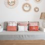 Fabric cushions - Terracotta cushions    - FEBRONIE