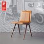 Chairs - TECNO Chair- metal+leather - DOIMO BRASIL