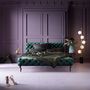 Beds - Bed Desire Velvet Green 160x200cm - KARE DESIGN GMBH