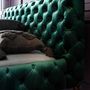 Beds - Bed Desire Velvet Green 160x200cm - KARE DESIGN GMBH