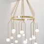 Ceiling lights - Drape Skirt 18 Chandelier - SKLO