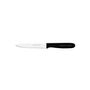 Couteaux - Couteau à tomate 11 cm – Polypropylène – Noir  – Lame crantée - NOGENT***