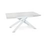 Dining Tables - Cribel Georgia Table, white and gold  - CRIBEL