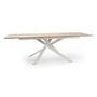 Dining Tables - Cribel Giove Table, white  wood - CRIBEL