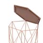 Tables basses -  Parure hexagonale Cribel, disponible en noir et or rose  - CRIBEL