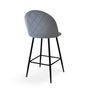 Stools - Tamara Cribel Stool in Velvet Fabric - CRIBEL