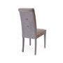 Sièges pour collectivités - Cribel Dorotea, chaise moderne en similicuir gris tourterelle - CRIBEL