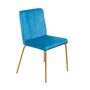Chairs for hospitalities & contracts - Cribel Liberty, chair in velvet cover - CRIBEL