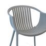 Chairs for hospitalities & contracts - Cribel Aida, chair in grey polypropylene - CRIBEL