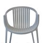 Sièges pour collectivités - Cribel Aida, chaise en polypropylène gris - CRIBEL